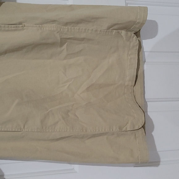 J. Jill Live In Chino Light Beige Shirt Dress - Picture 5 of 8